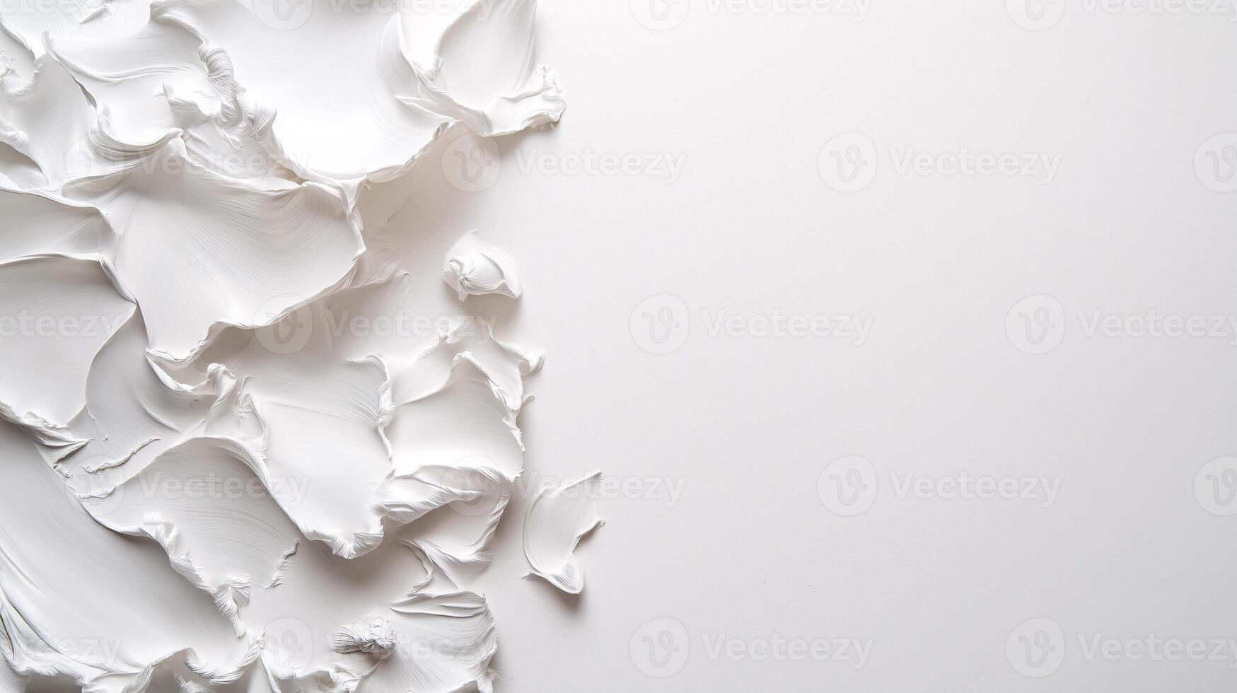 Textured White Paper Molding photo