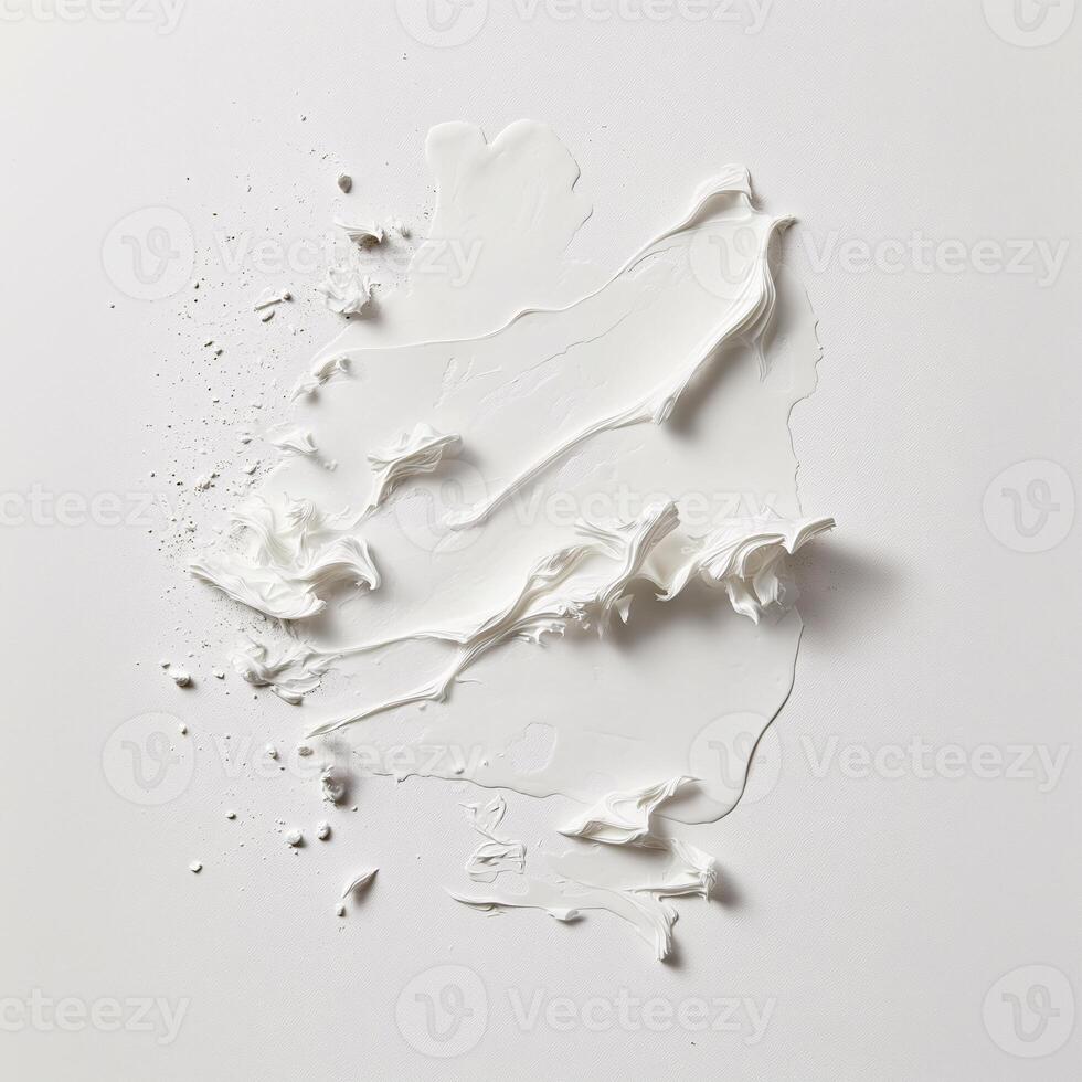 Soft White Cream Texture Spread photo