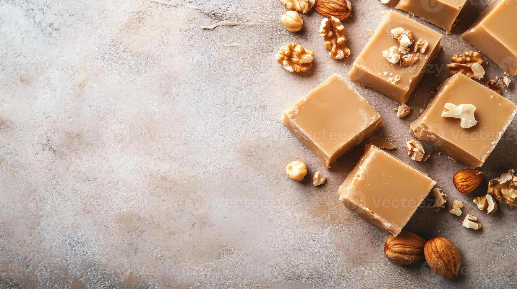 Nutty Caramel Fudge Cubes photo