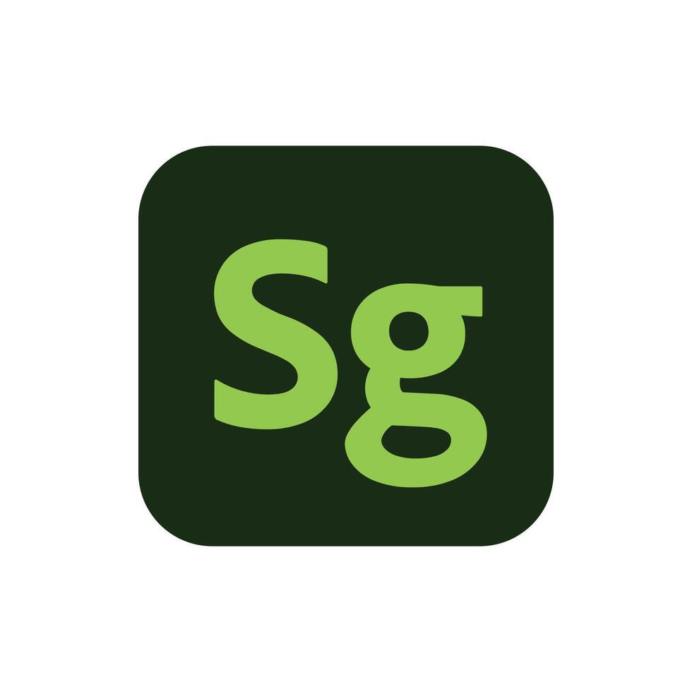 Adobe Substance 3D Stager Icon, App Logo Editable Premium Social Media Design for Digital Download vector