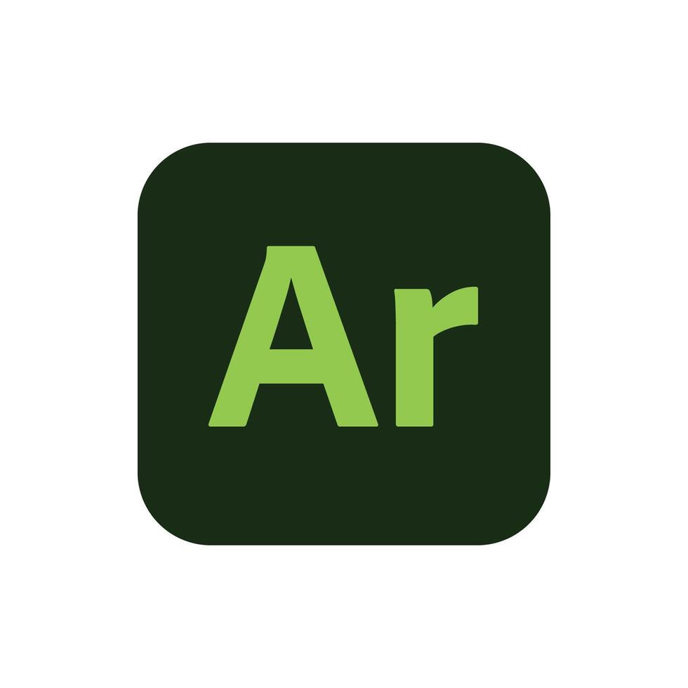 Adobe Aero Icon, App Logo Editable Premium Social Media Design for Digital Download vector