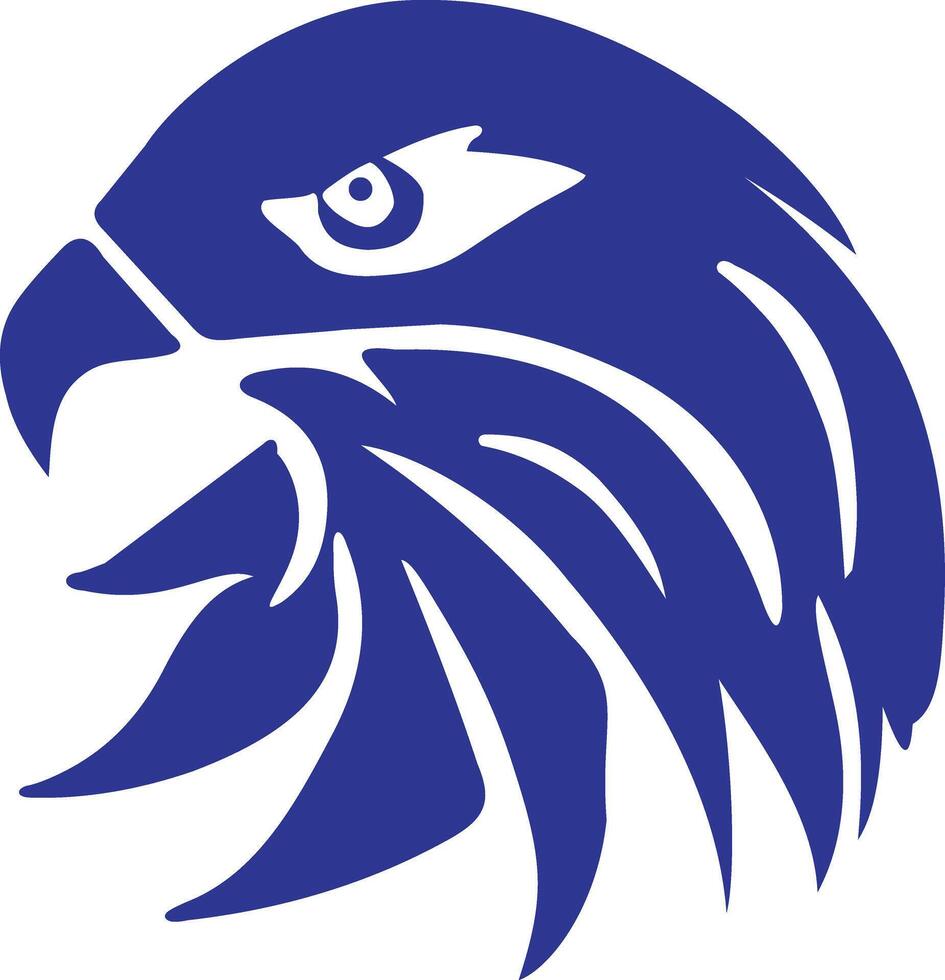 eagle head art vector