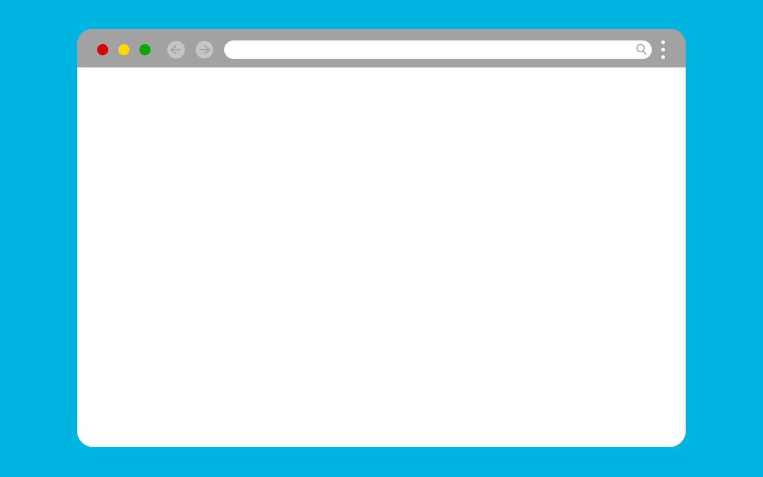 Modern internet page vector
