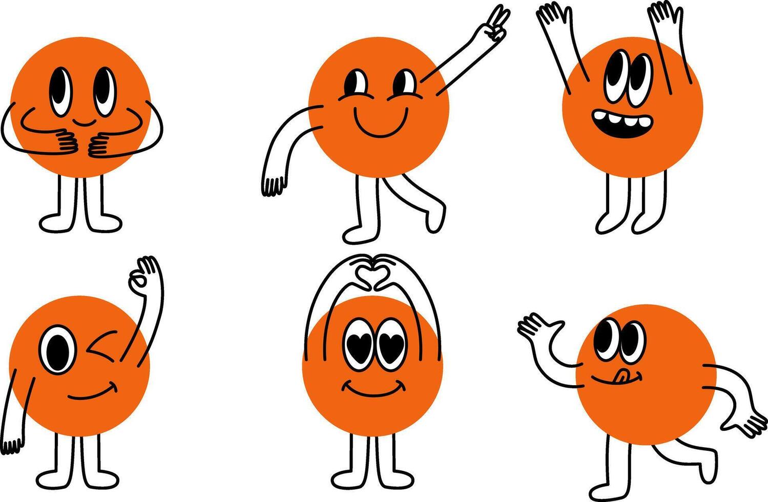 Abstract stickers and logo line icons and graphic elements for advertising vector