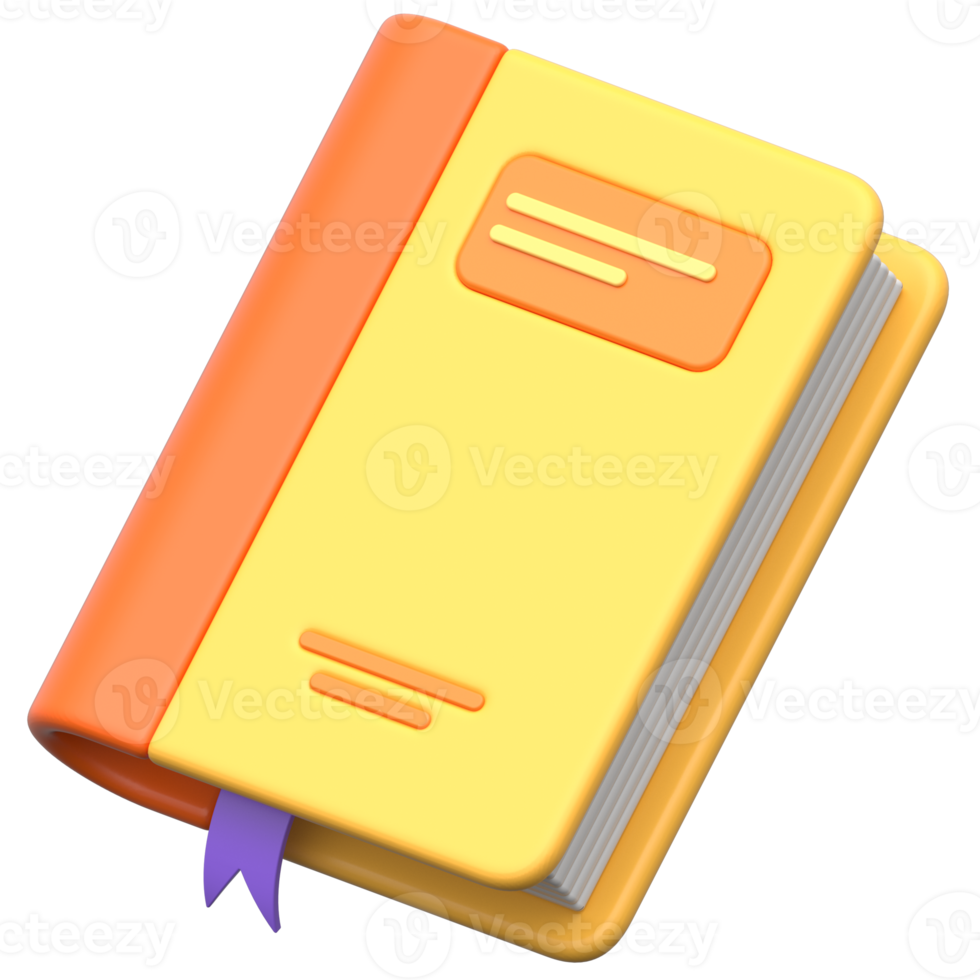 3D icon of a Closed Book png
