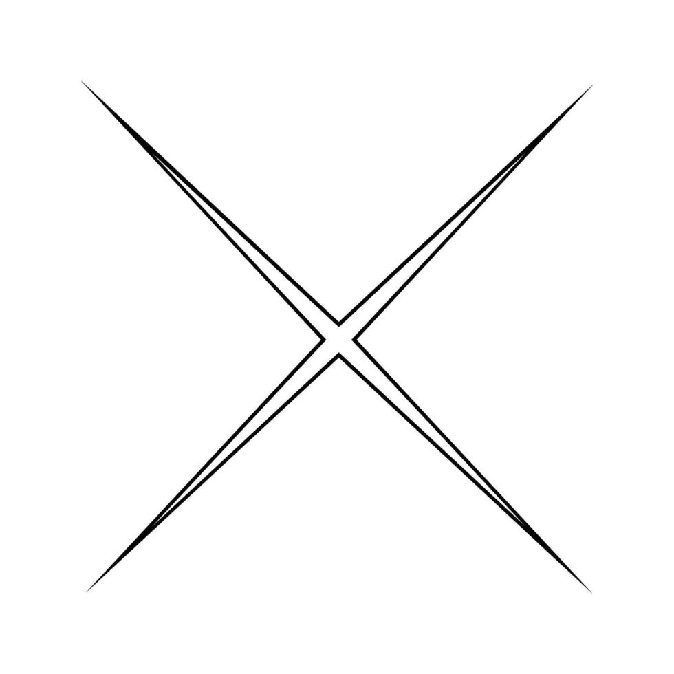 Geometric abstract element in black and white colors. illustration. vector