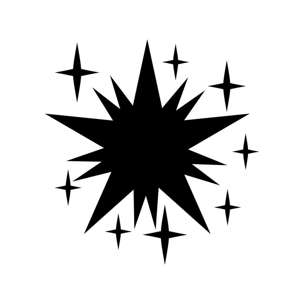 Star icon isolated on white background. Star symbol . Star sign . vector