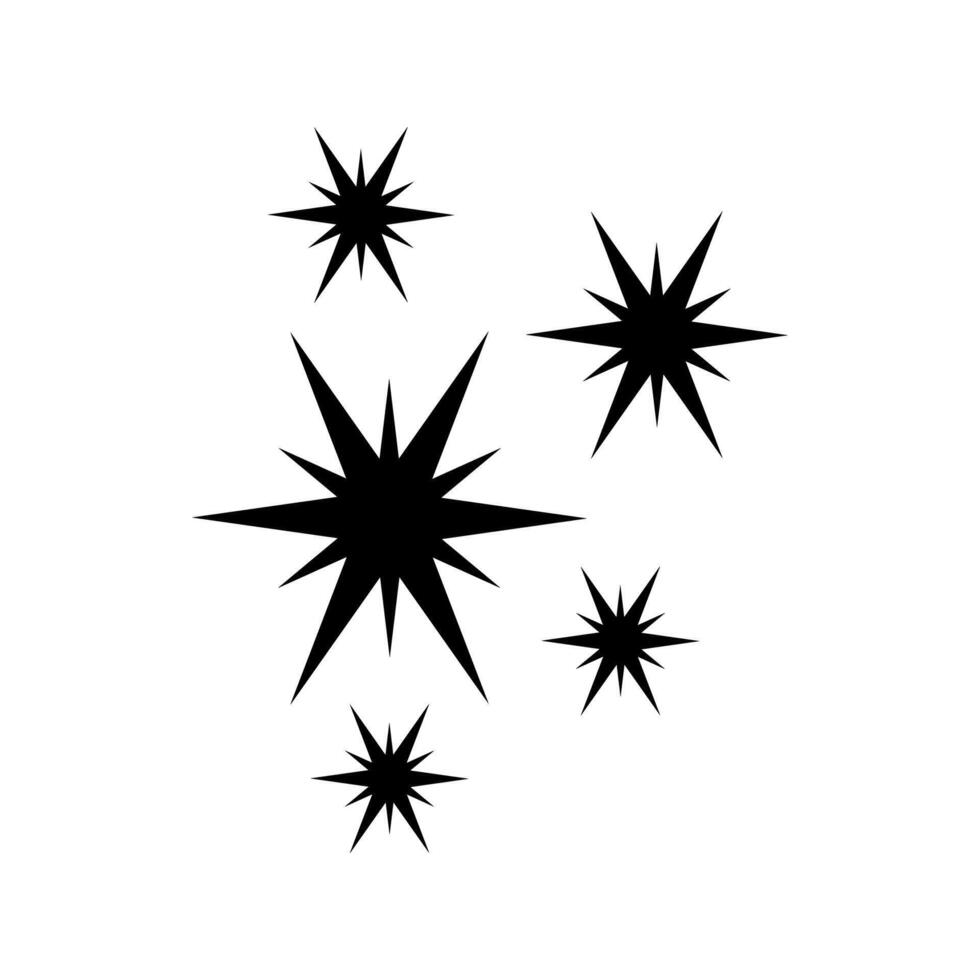 Star icon Illustration. Logo template. vector