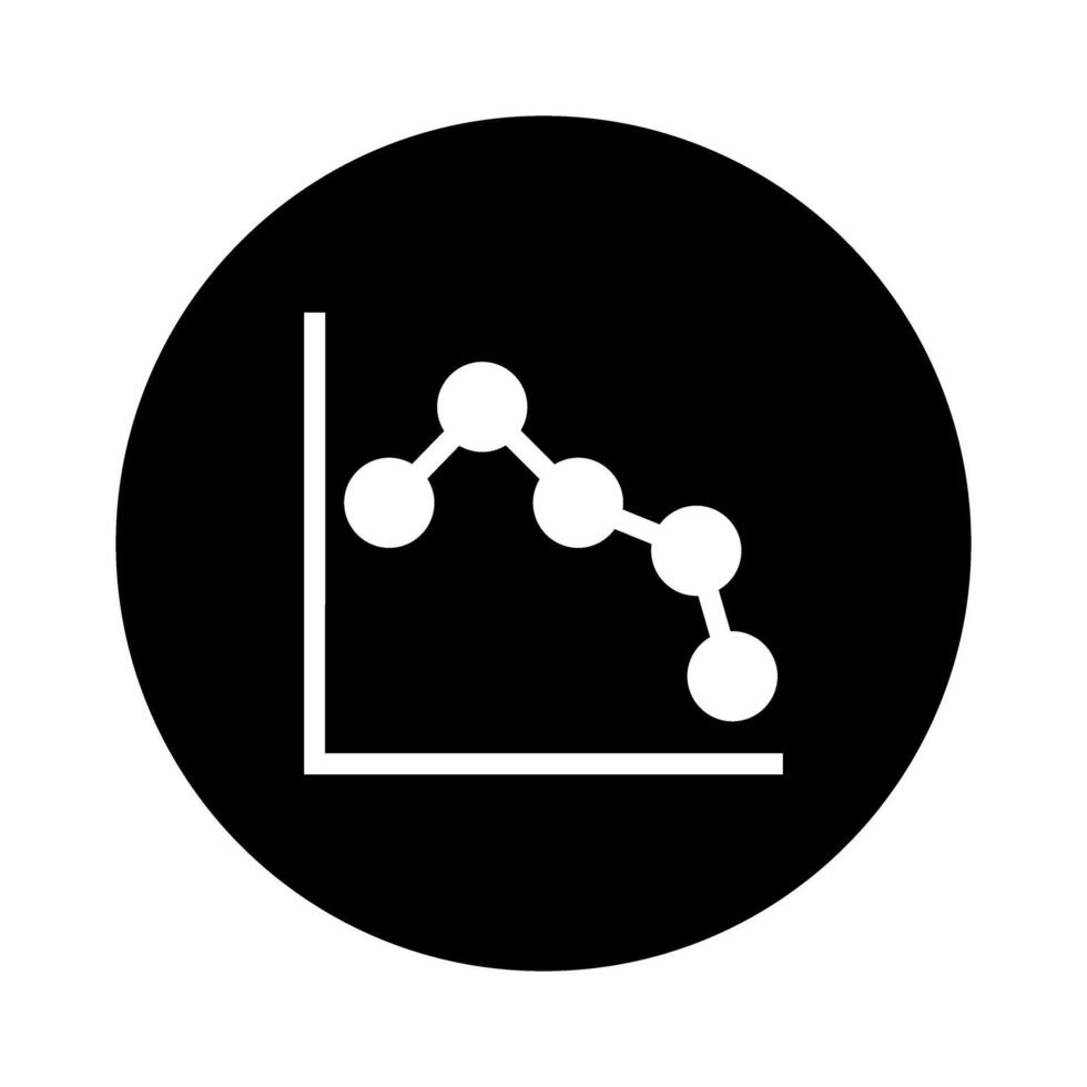 Graph Icon illustration sign design style. Trendy flat symbol for web site design, logo, app, UI vector