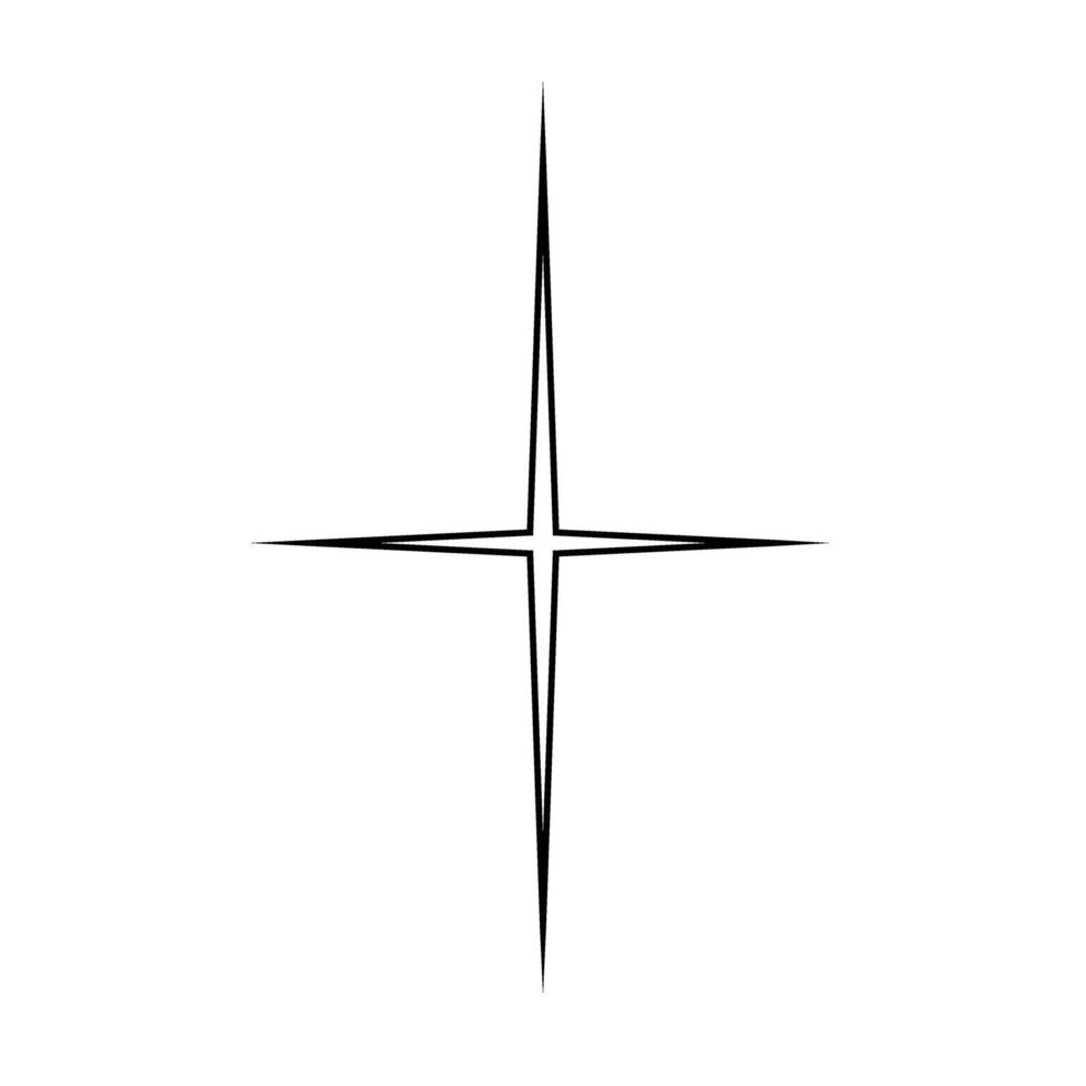 Star icon. Star sign isolated on white background. Star symbol. vector