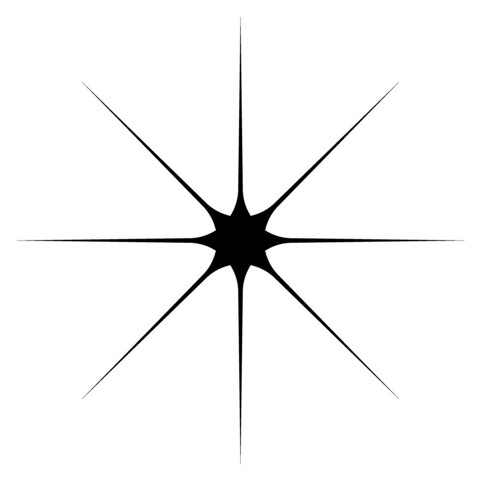 Starburst. sunburst element. Radial, radiating lines. Starburst, sunburst element. vector