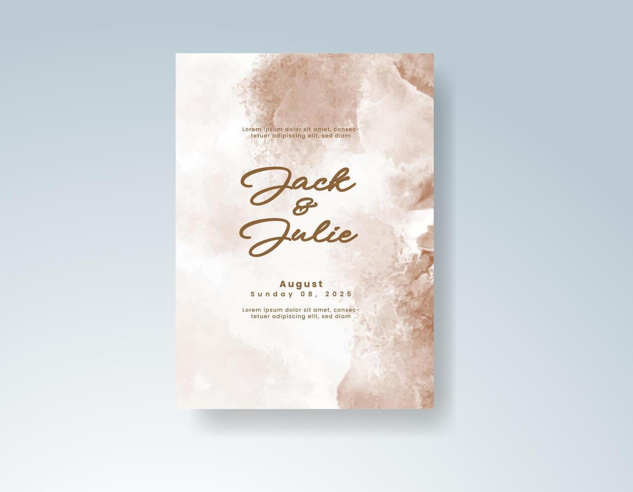 Minimalist digital invite with vibrant colors vector