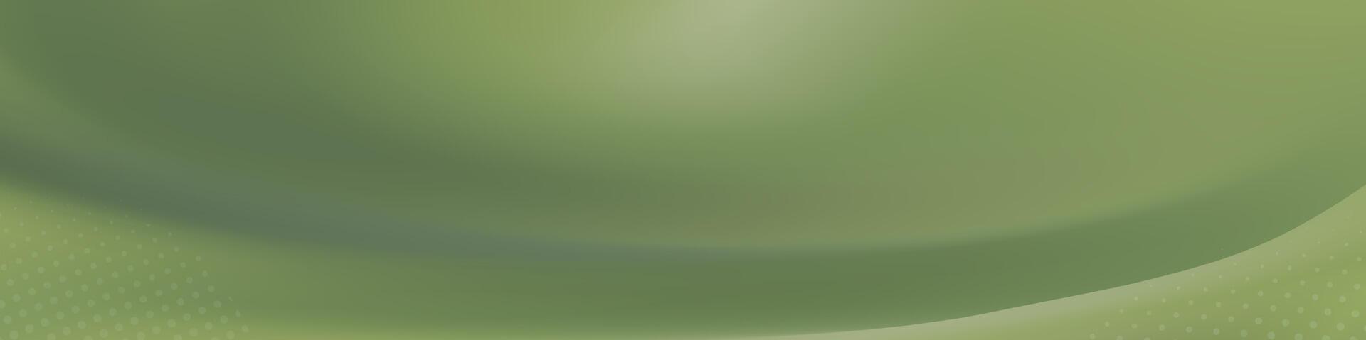 a green background with a circular shape vector