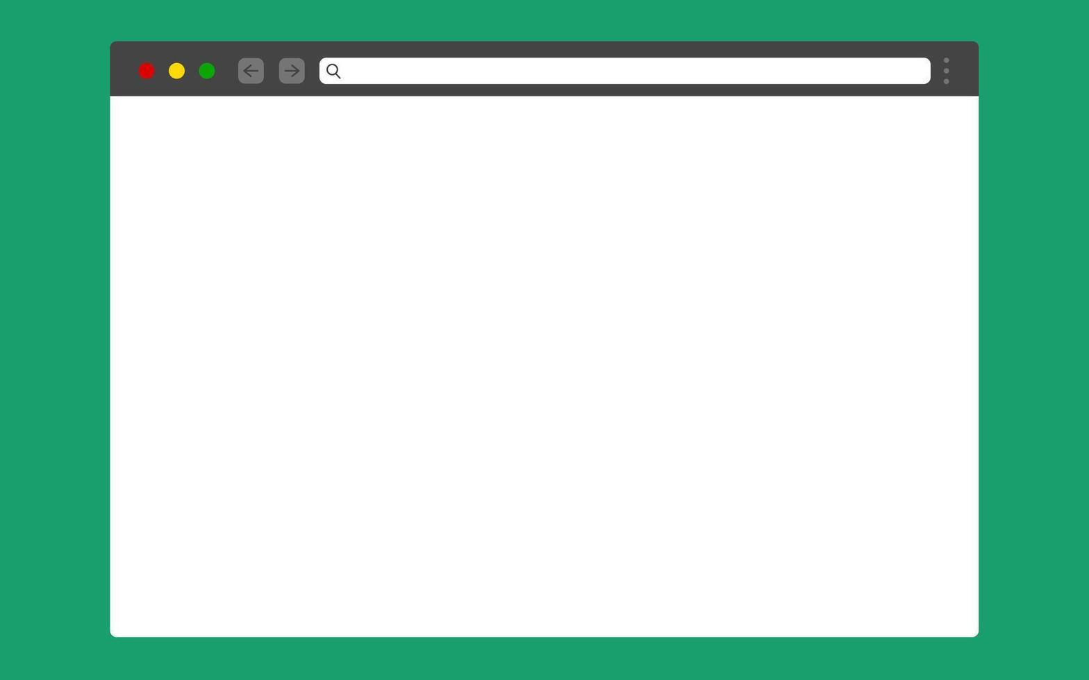 Template web window vector