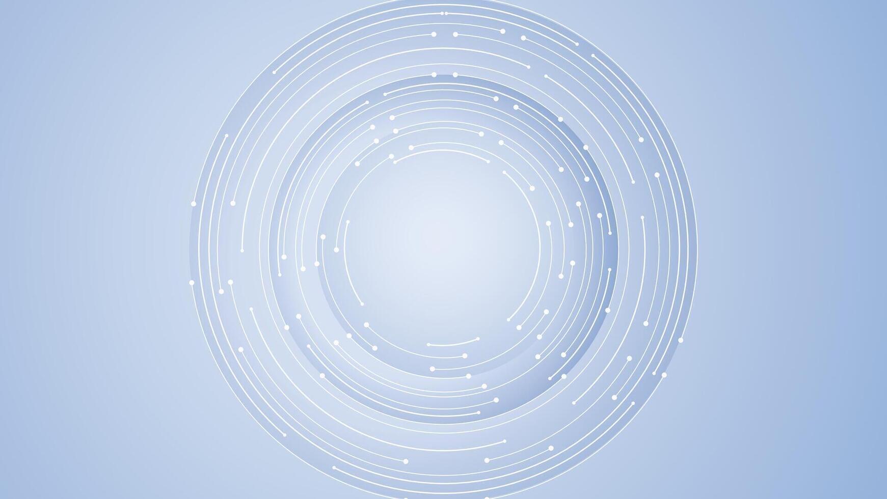 Elegant and abstract white technological background on a futuristic motherboard vector