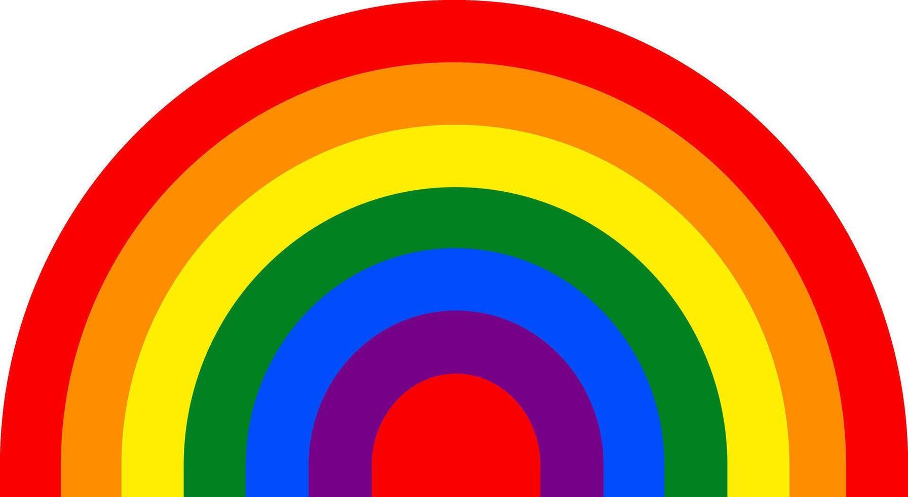LGBT rainbow design isolated, LGBT pride rainbow vector