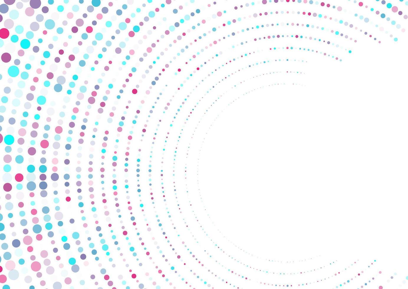 Bright blue pink minimal dotted lines abstract background vector