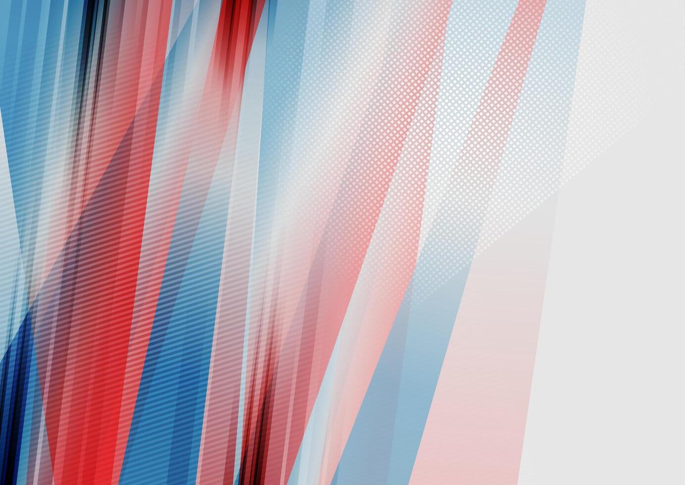 Blue, red and grey grungy striped abstract background vector