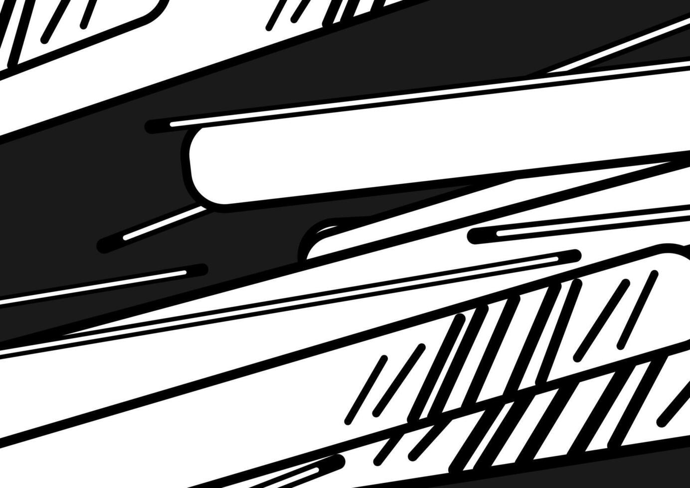 Black white abstract retro geometric background vector