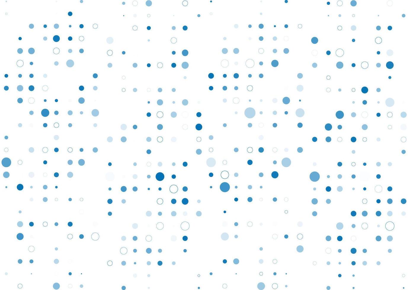 Bright blue small circle dots abstract background vector