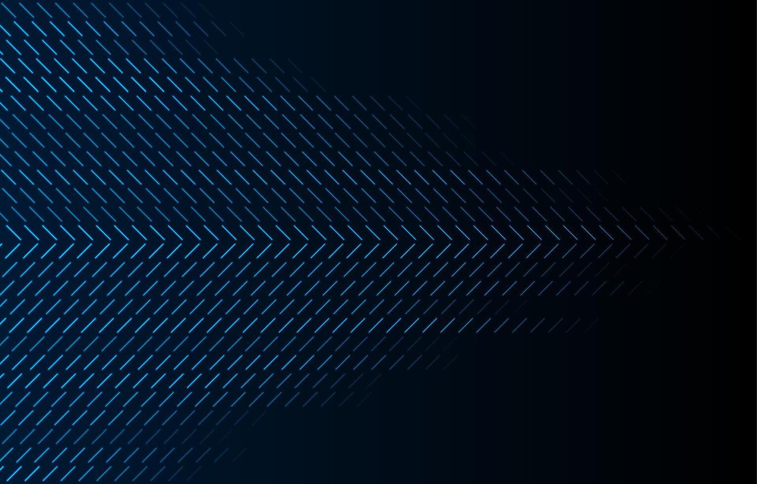 Blue minimal glowing tech background with geometric lines vector