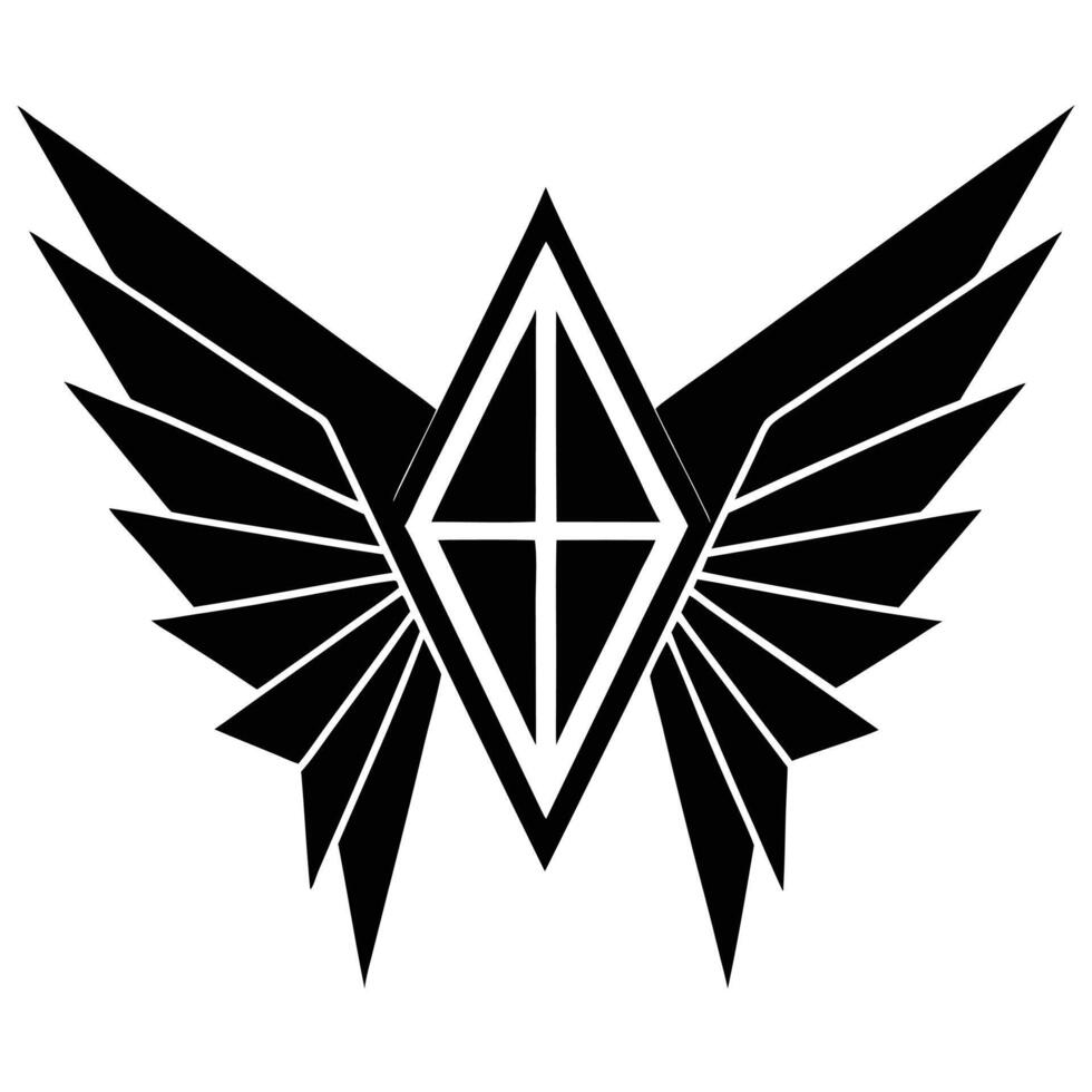 The logo for the band is black and white vector