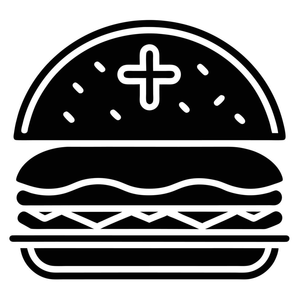 Whimsical Fantasy Burger with Imaginary Ingredients vector
