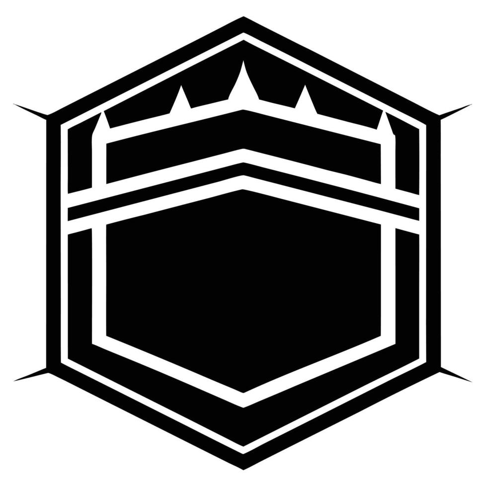 A black and white logo for a company vector