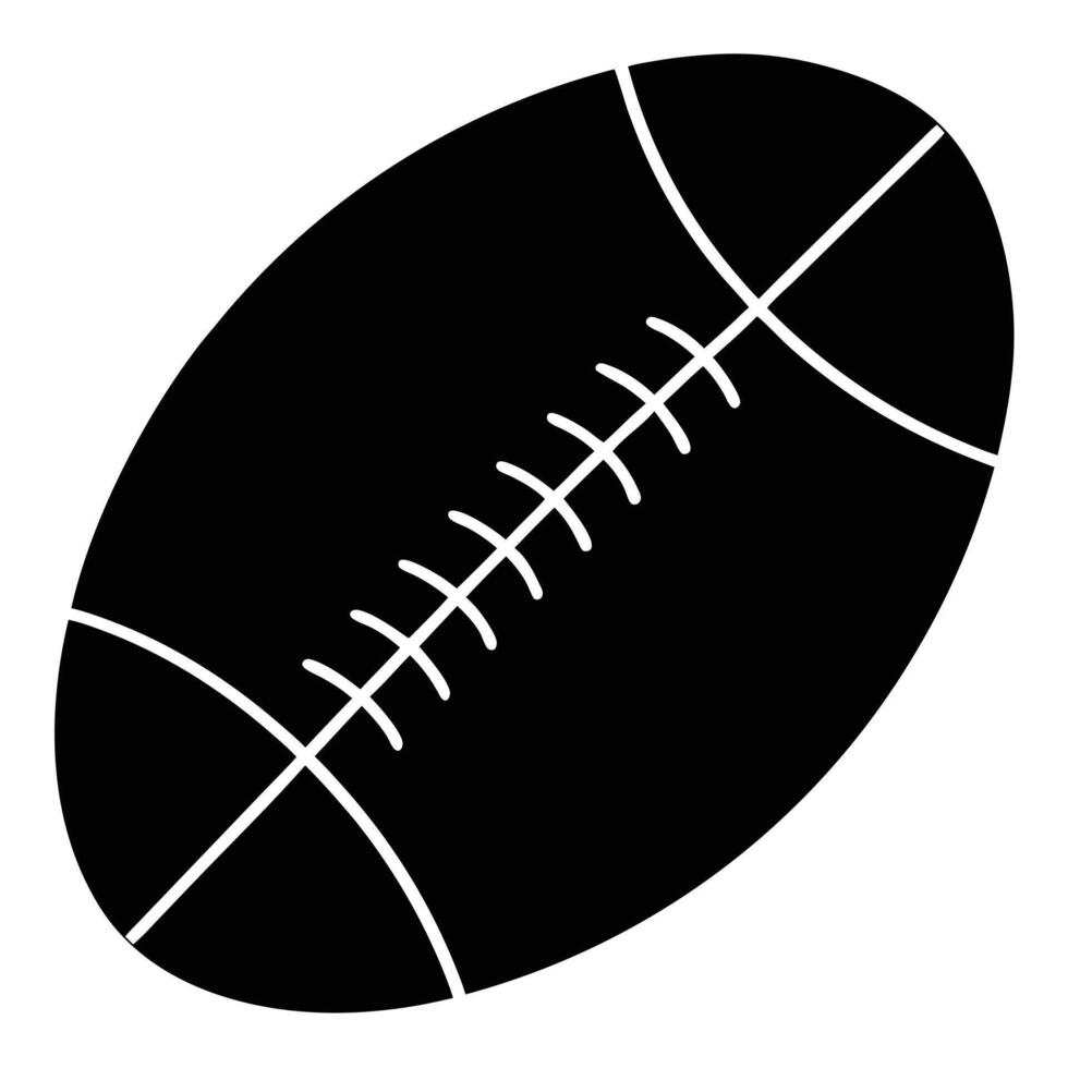 An american football ball is shown on a white background vector