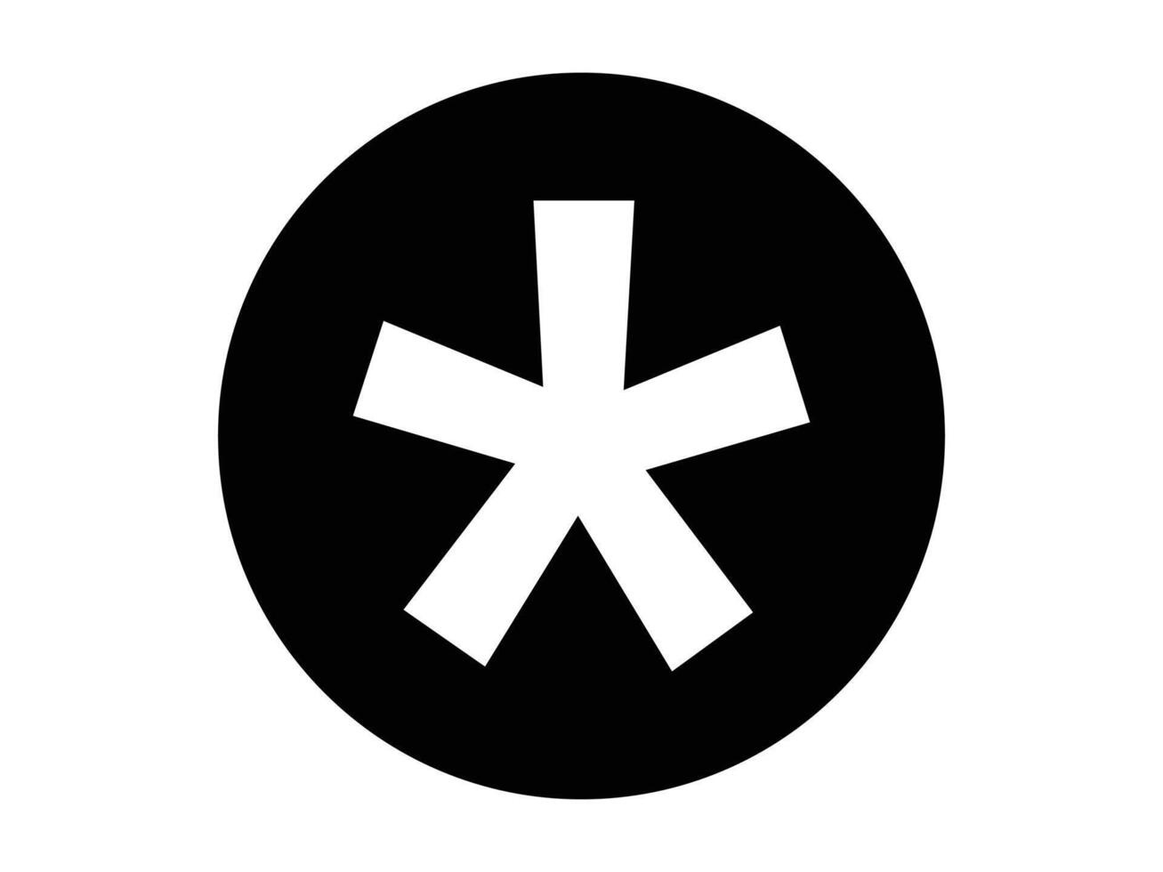 Asterisk Icon Illustration Design vector