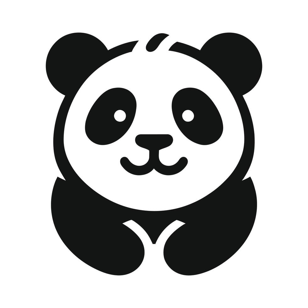 panda bear cartoon vector