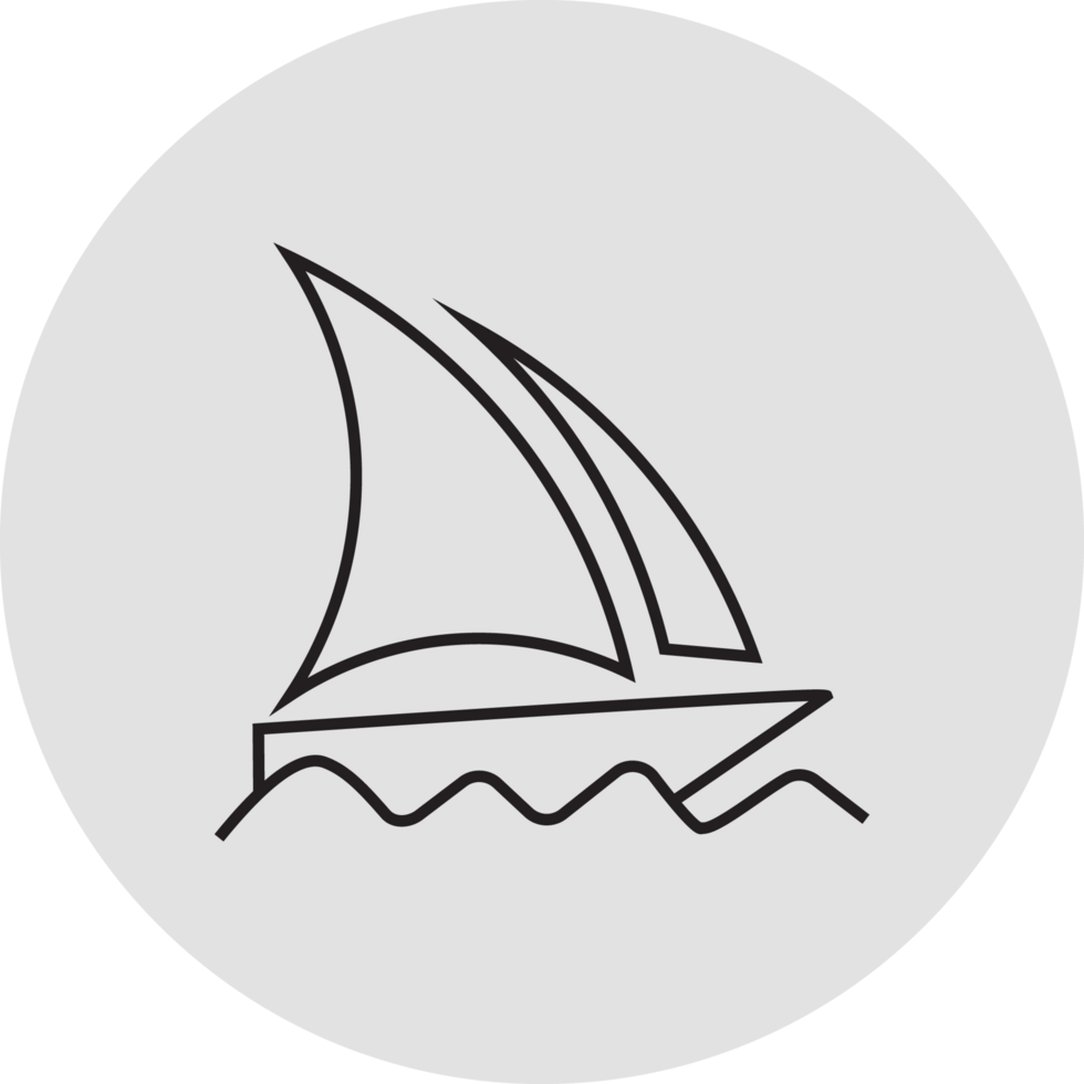 Midjourney icon on transparent background png