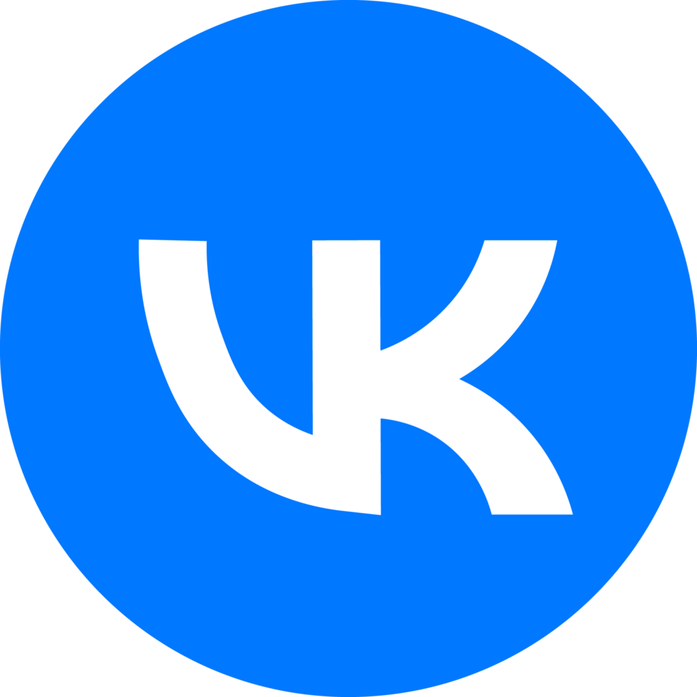 Vkontakte icon on transparent background png