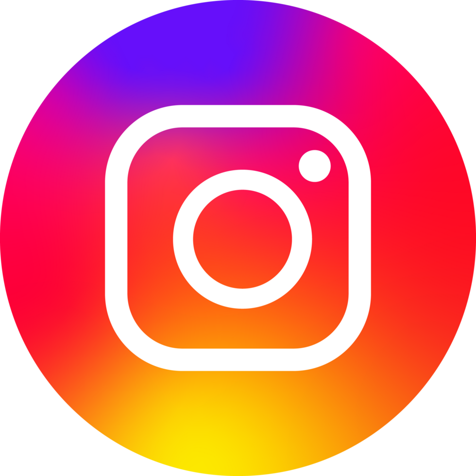 Instagram icon on transparent background png