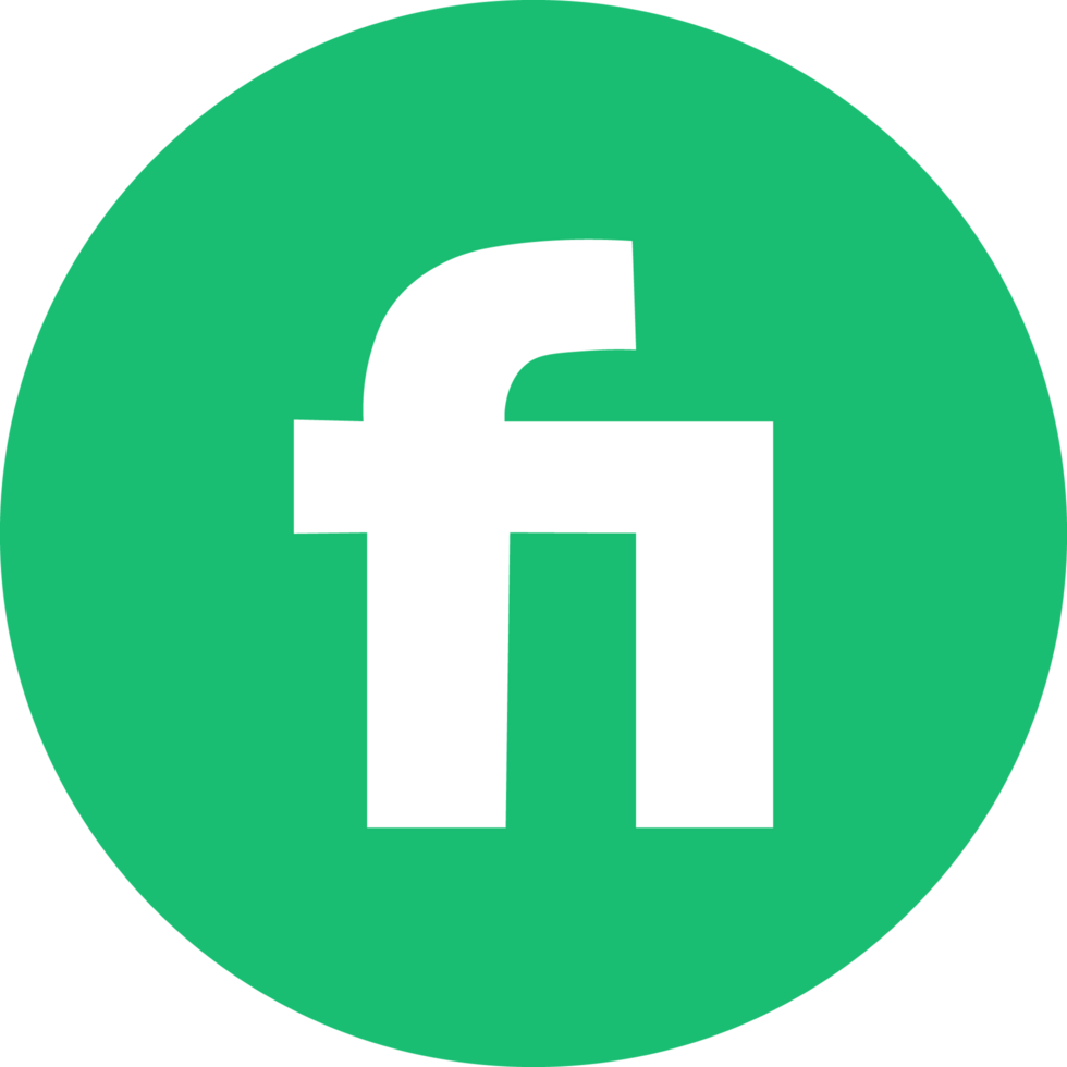 Fiverr icon on transparent background png