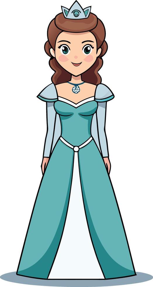 Adult Princess Graphic, Navigating Love and Duty vector