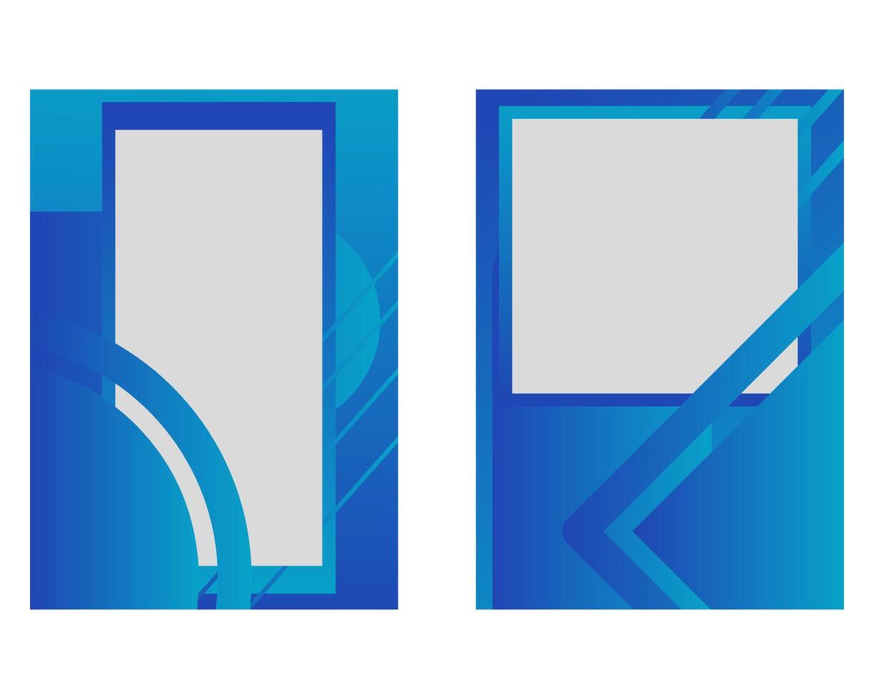 greeting card with blue gradient background. vector