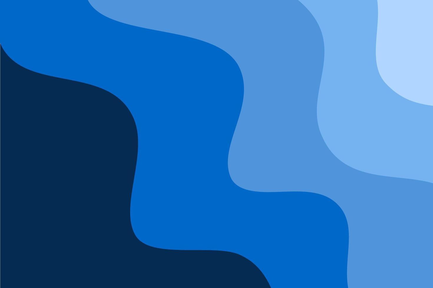 Blue abstract background, wavy concept illustration vector