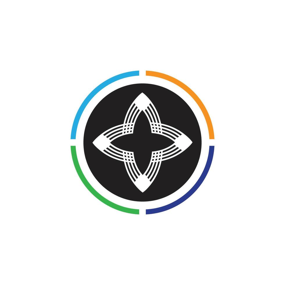 Flowers logo icon symbol vector