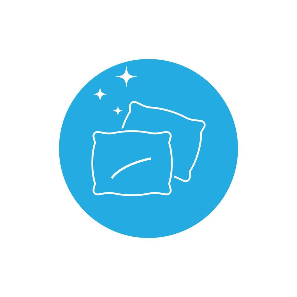 Simple Stylized Pillow logo vector