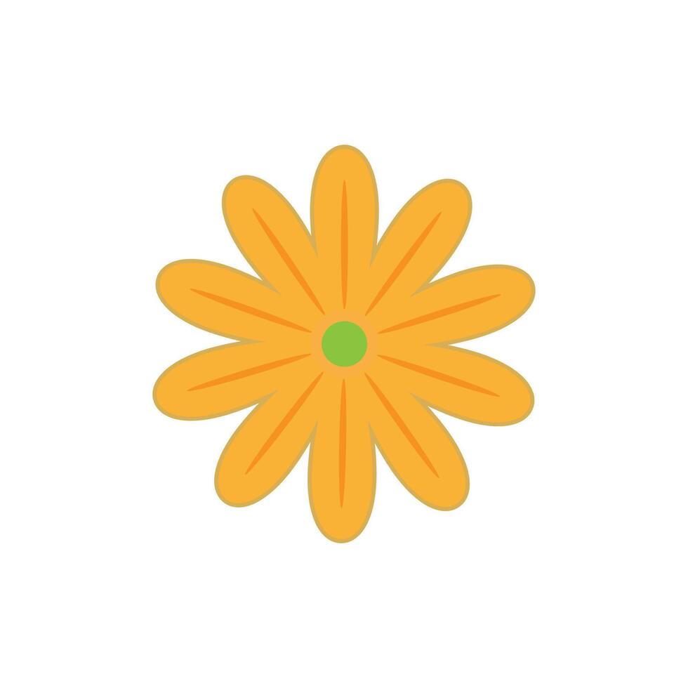 Flowers logos symbol template design vector