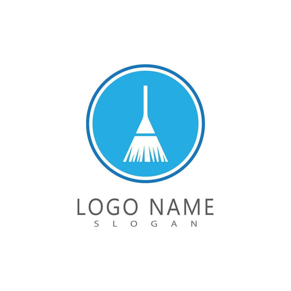 Stylized logo and symbol cleaning vector
