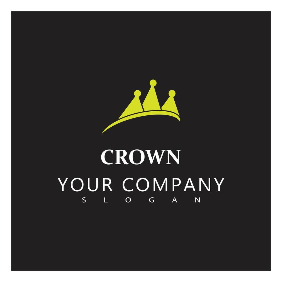 Stylized background crown logos and symbol vector