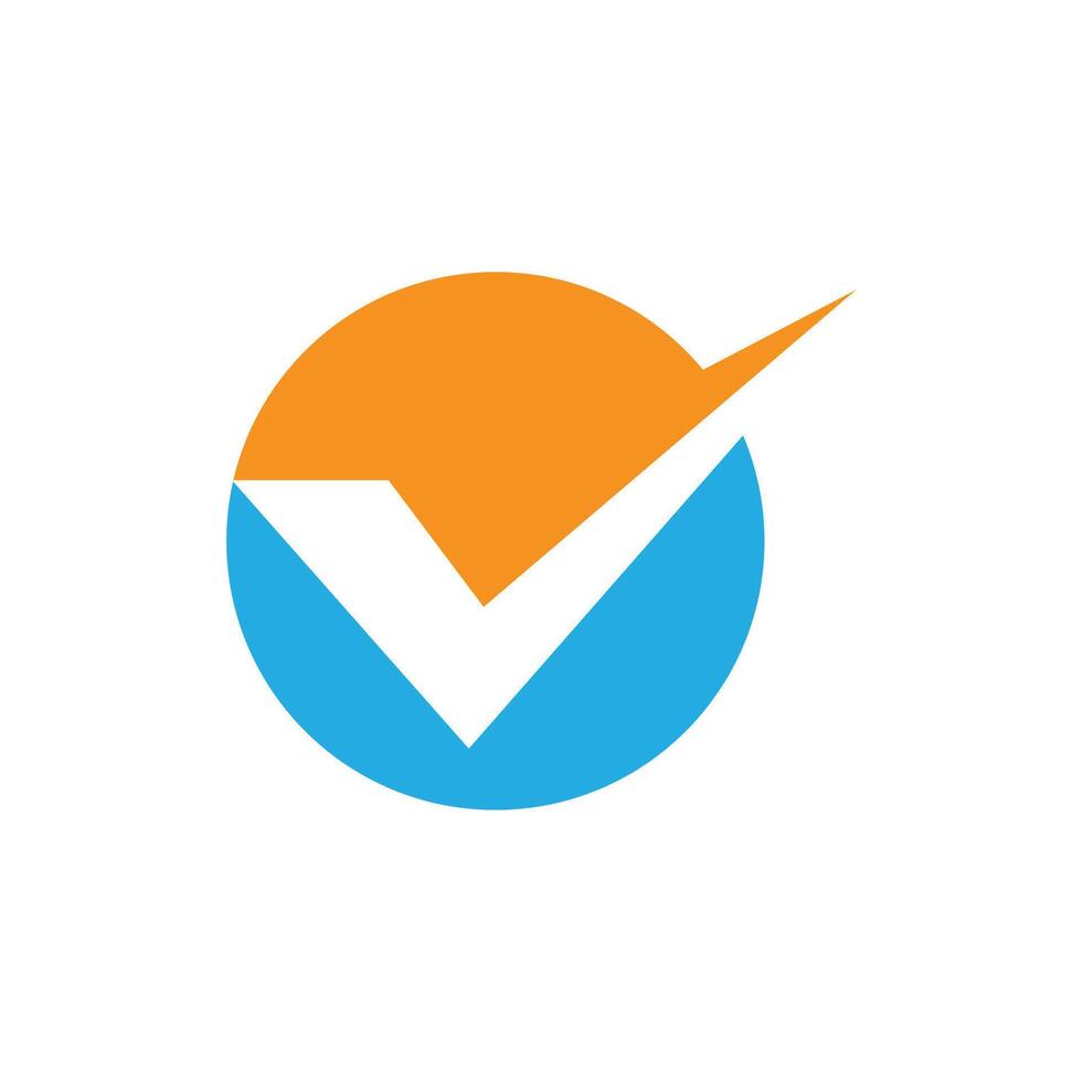 Simple Checklist logo symbol design vector