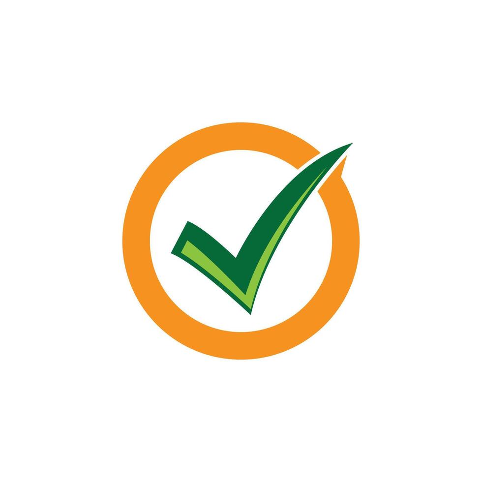 Stylized Checklist logo symbol design vector