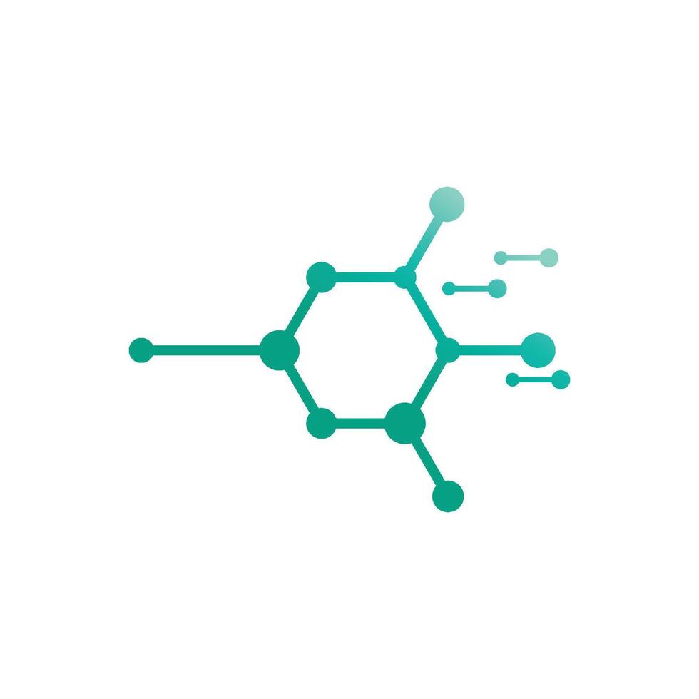 Stylized and simple molecule and logos symbol design vector