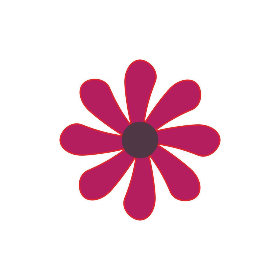 Flowers logo icon symbol template design vector