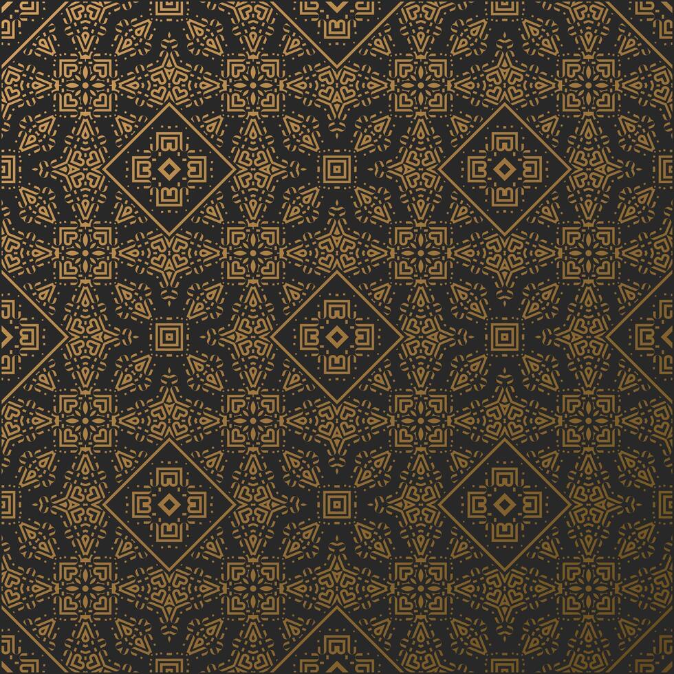 dark and gold seamless pattern background vector