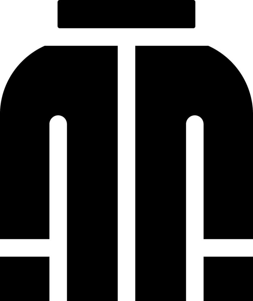 Rounded Filled Jacket Icon vector