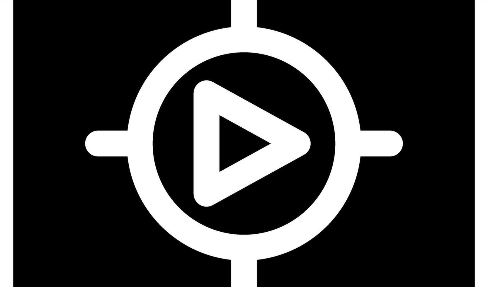 Rounded Filled player vector